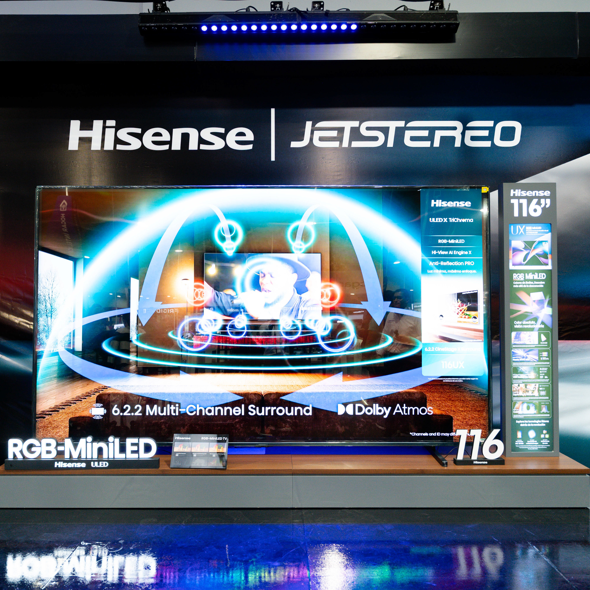 Jetstereo y Hisense presentan nueva era del entretenimiento premium