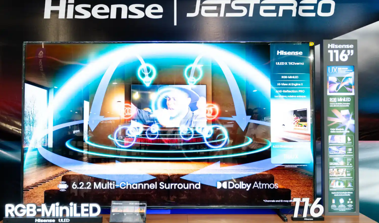 Jetstereo y Hisense presentan nueva era del entretenimiento premium